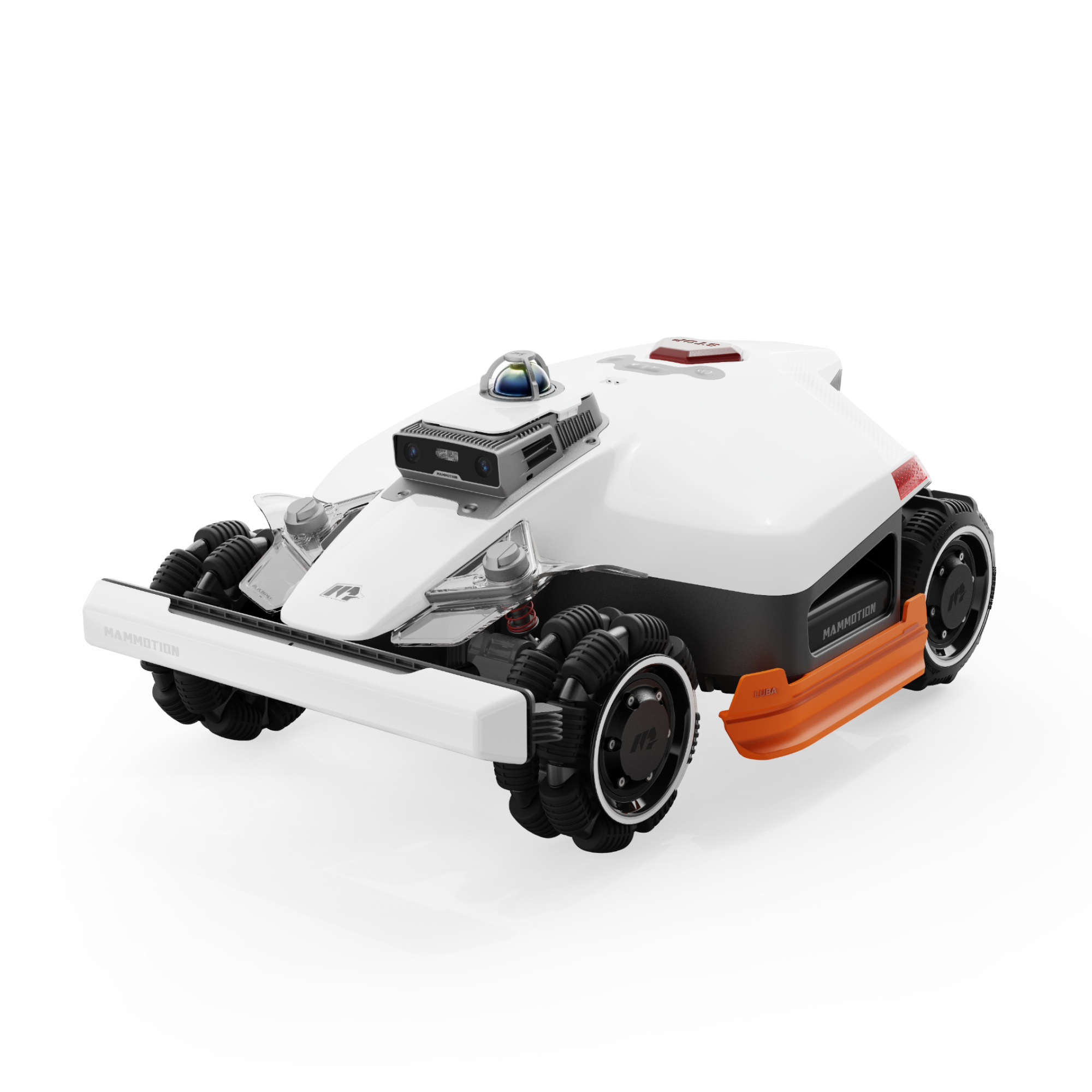 Mammotion LUBA 3 AWD Robot Lawn Mower — 0.75 Acres, 360° LiDAR, RTK, AI Vision, 2.2in.–4.0in. Cutting Height, 12Ah Battery, Model# LUBA 3 AWD 3000H
